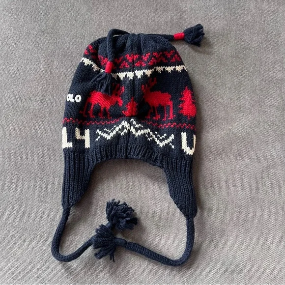 Polo Ralph Lauren 2014 SOCHI Olympics Team USA Ceremony Reindeer Hat L/XL Wool - Picture 4 of 6